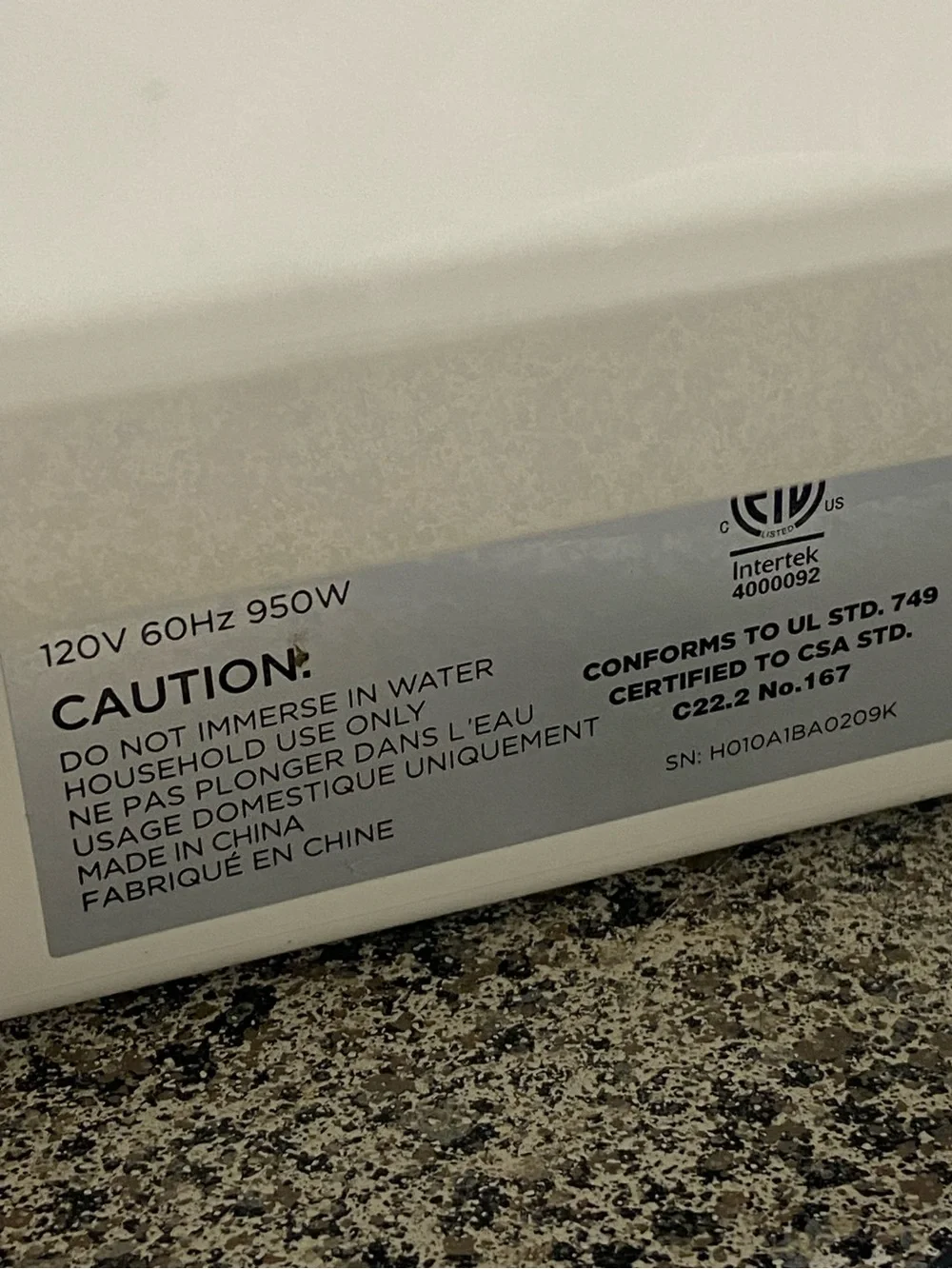 Compact Countertop Dishwasher in Black and White